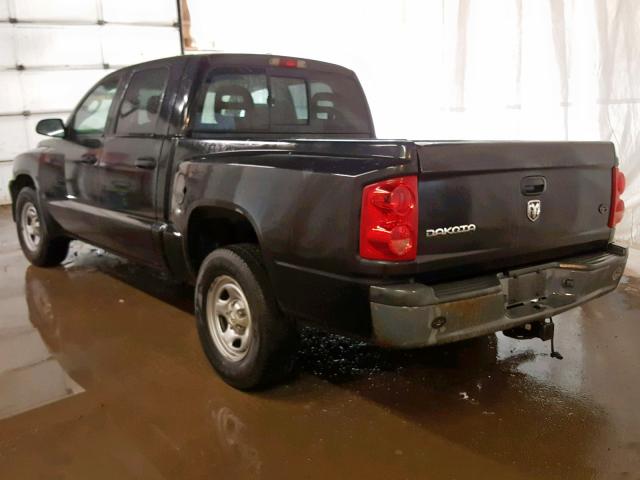 1D7HE28K96S682692 - 2006 DODGE DAKOTA QUA BLACK photo 3