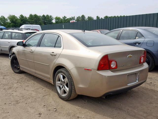 1G1ZH57B48F239427 - 2008 CHEVROLET MALIBU 1LT GOLD photo 3