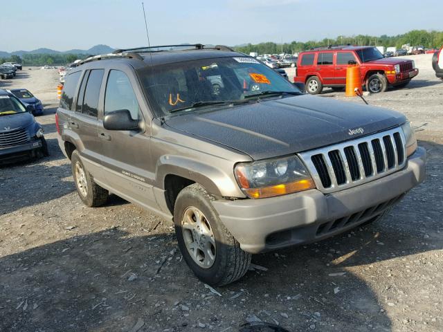 1J4G248S9YC324932 - 2000 JEEP GRAND CHER BROWN photo 1