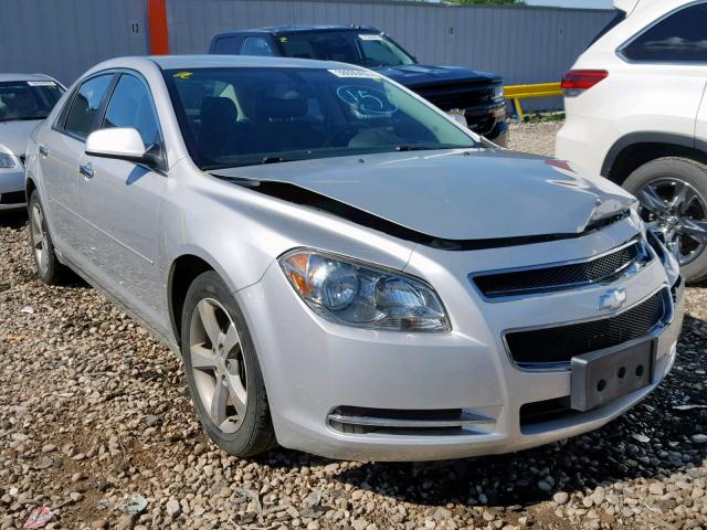 1G1ZC5E09CF106493 - 2012 CHEVROLET MALIBU 1LT SILVER photo 1