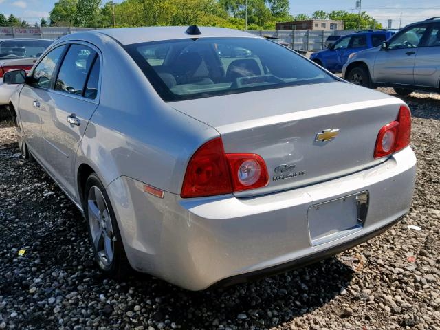1G1ZC5E09CF106493 - 2012 CHEVROLET MALIBU 1LT SILVER photo 3