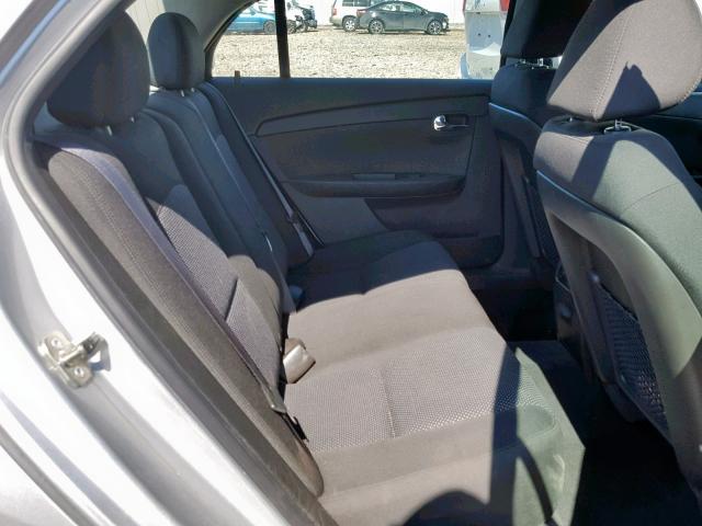 1G1ZC5E09CF106493 - 2012 CHEVROLET MALIBU 1LT SILVER photo 6
