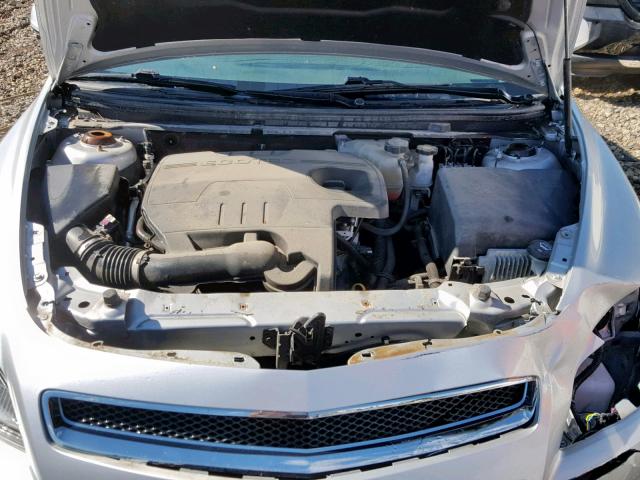 1G1ZC5E09CF106493 - 2012 CHEVROLET MALIBU 1LT SILVER photo 7