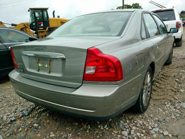 YV1TS592961446461 - 2006 VOLVO S80 2.5T GRAY photo 4