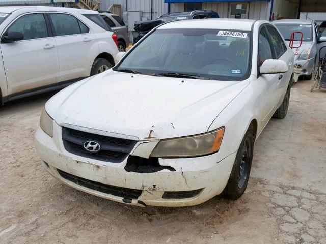 KMHET46C86A077509 - 2006 HYUNDAI SONATA GL WHITE photo 2