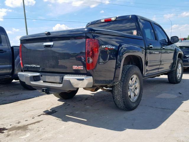 1GTJTCDP0A8137947 - 2010 GMC CANYON SLE BLACK photo 4