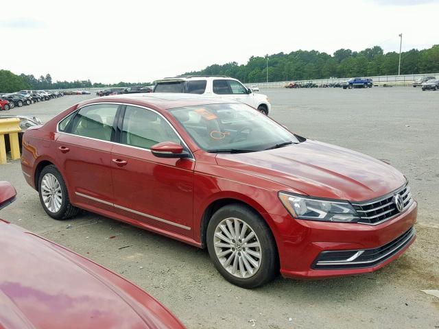 1VWBT7A38HC042456 - 2017 VOLKSWAGEN PASSAT SE MAROON photo 10