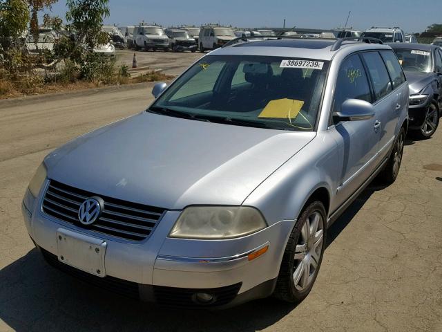 WVWDD63B85E139695 - 2005 VOLKSWAGEN PASSAT GLS SILVER photo 2