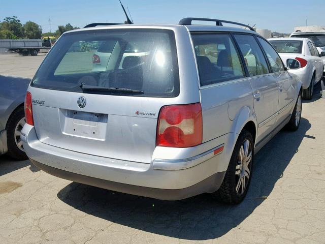 WVWDD63B85E139695 - 2005 VOLKSWAGEN PASSAT GLS SILVER photo 4