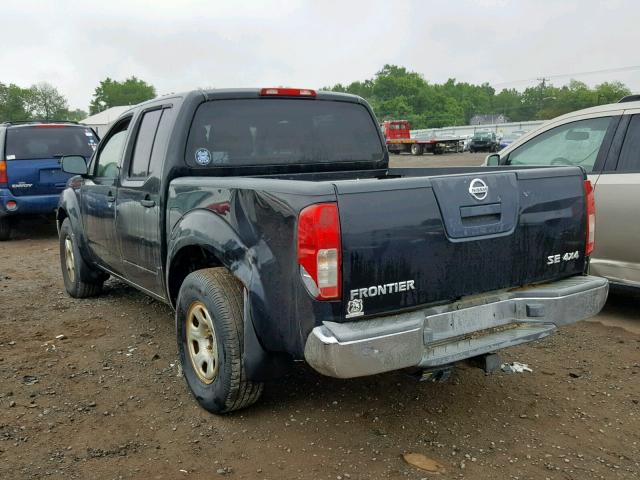 1N6AD07W36C447915 - 2006 NISSAN FRONTIER C BLACK photo 3