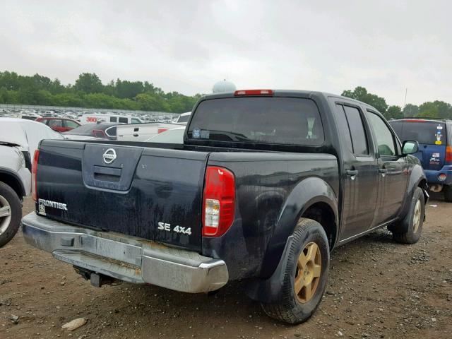 1N6AD07W36C447915 - 2006 NISSAN FRONTIER C BLACK photo 4