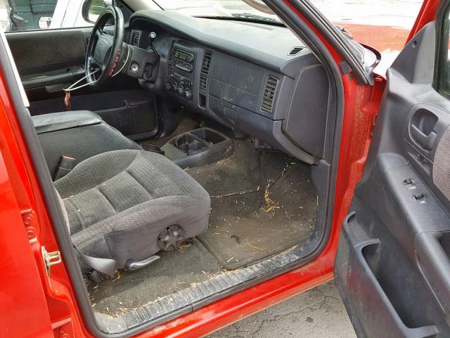 1D4HS48Z73F564336 - 2003 DODGE DURANGO SL RED photo 5