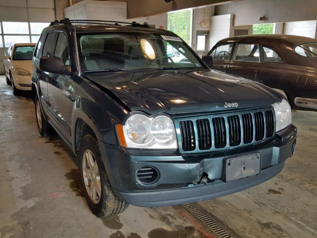 1J8GR48K45C612394 - 2005 JEEP GRAND CHER GREEN photo 1