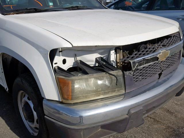 1GCCS198568332953 - 2006 CHEVROLET COLORADO WHITE photo 9