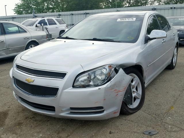 1G1ZC5E04CF231076 - 2012 CHEVROLET MALIBU 1LT 银色 照片 2
