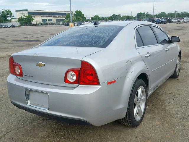 1G1ZC5E04CF231076 - 2012 CHEVROLET MALIBU 1LT 银色 照片 4