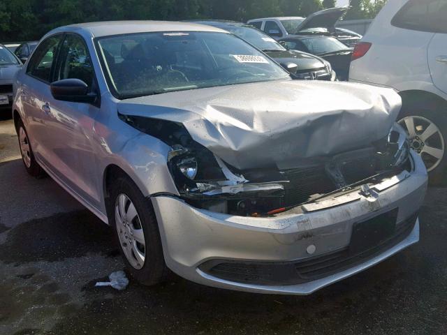 3VW2K7AJ7BM380406 - 2011 VOLKSWAGEN JETTA BASE 银色 照片 1