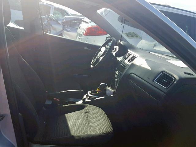 3VW2K7AJ7BM380406 - 2011 VOLKSWAGEN JETTA BASE 银色 照片 5