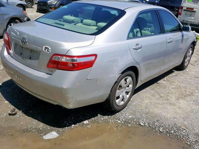 4T1BE46K47U524020 - 2007 TOYOTA CAMRY NEW SILVER photo 4