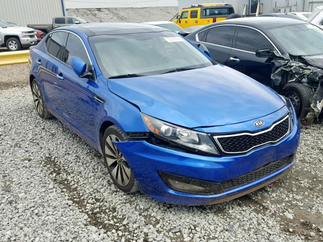 KNAGR4A62B5127656 - 2011 KIA OPTIMA SX BLUE photo 1