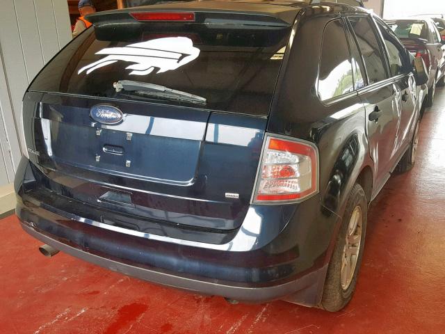 2FMDK46CX8BB00472 - 2008 FORD EDGE SE BLUE photo 4