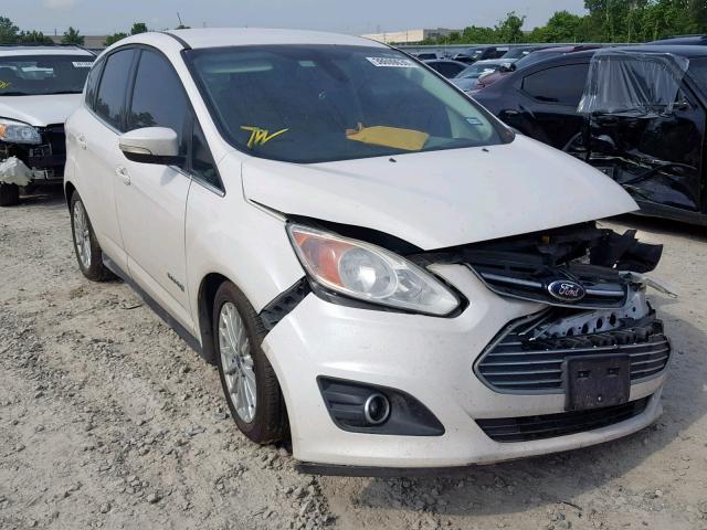 1FADP5BU5DL519694 - 2013 FORD C-MAX SEL WHITE photo 1