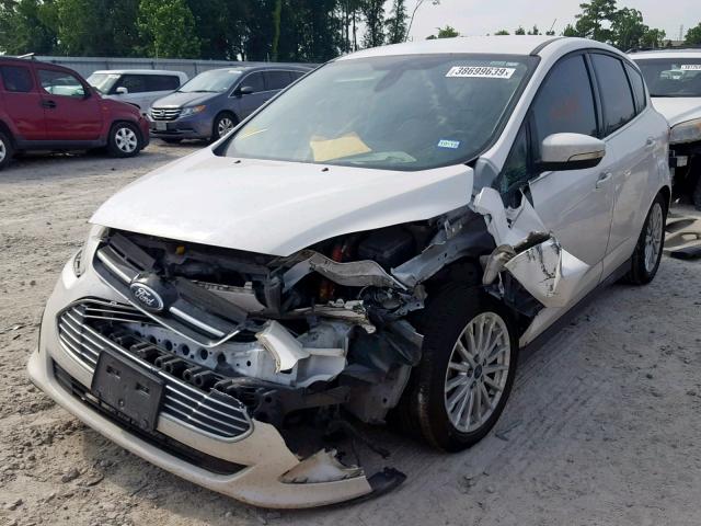 1FADP5BU5DL519694 - 2013 FORD C-MAX SEL WHITE photo 2