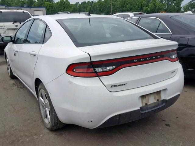 1C3CDFBB3FD310233 - 2015 DODGE DART SXT WHITE photo 3