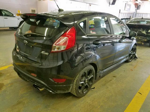 3FADP4GX6FM145014 - 2015 FORD FIESTA ST BLACK photo 4