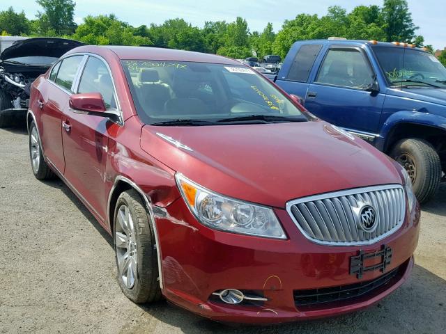 1G4GC5EG6AF185352 - 2010 BUICK LACROSSE C RED photo 1