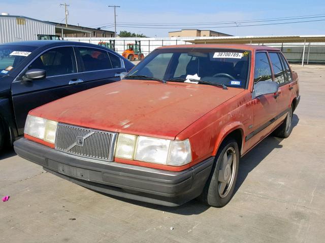 YV1JS8701N1087132 - 1992 VOLVO 940 BASE RED photo 2