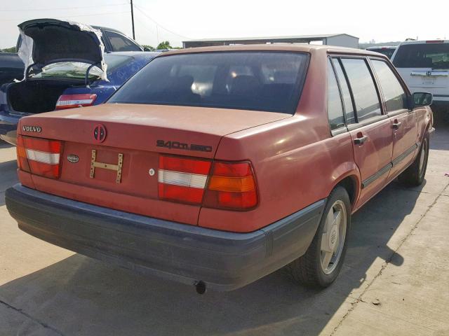 YV1JS8701N1087132 - 1992 VOLVO 940 BASE RED photo 4