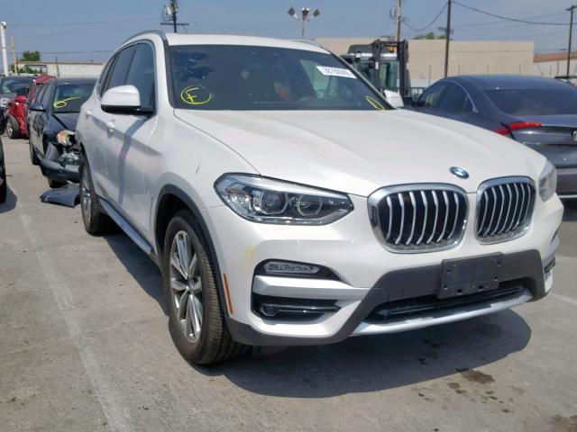 5UXTR7C56KLF34125 - 2019 BMW X3 SDRIVE3 Blanc photo 1
