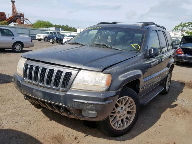 1J4GW58S63C514013 - 2003 JEEP GRAND CHER GRAY photo 2