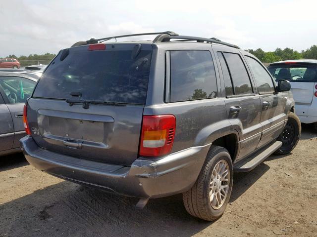 1J4GW58S63C514013 - 2003 JEEP GRAND CHER GRAY photo 4