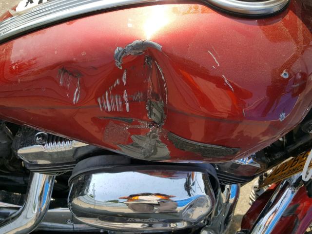 1HD1CT3138K460737 - 2008 HARLEY-DAVIDSON XL1200 C RED photo 9