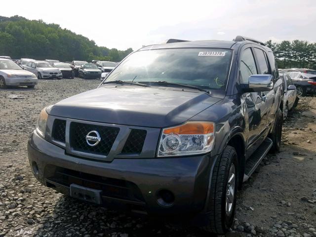 5N1BA0ND1BN620438 - 2011 NISSAN ARMADA SV BROWN photo 2