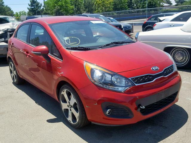 KNADN5A36D6162062 - 2013 KIA RIO EX RED photo 1