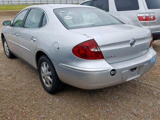2G4WC532951332456 - 2005 BUICK LACROSSE C SILVER photo 3