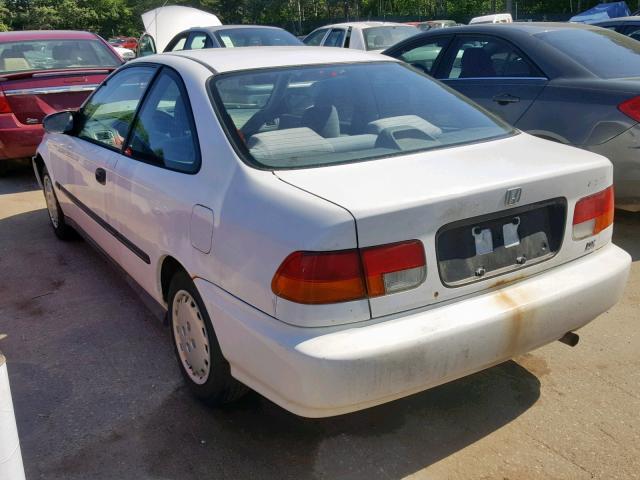 1HGEJ6129VL098491 - 1997 HONDA CIVIC DX WHITE photo 3