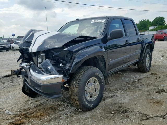 1GCDT43E888183832 - 2008 CHEVROLET COLORADO L BLACK photo 2