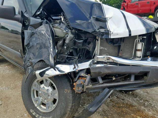 1GCDT43E888183832 - 2008 CHEVROLET COLORADO L BLACK photo 9