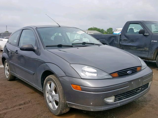 3FAFP31373R133347 - 2003 FORD FOCUS ZX3 GRAY photo 1