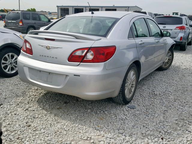 1C3LC56KX7N526440 - 2007 CHRYSLER SEBRING TO SILVER photo 4