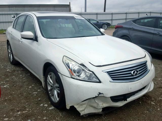 JN1CV6AR0BM353187 - 2011 INFINITI G37 WHITE photo 1