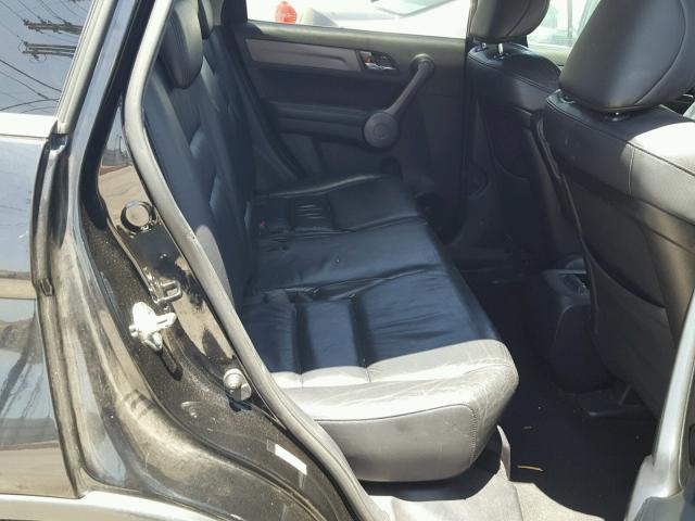 JHLRE38748C038484 - 2008 HONDA CR-V EXL BLACK photo 6