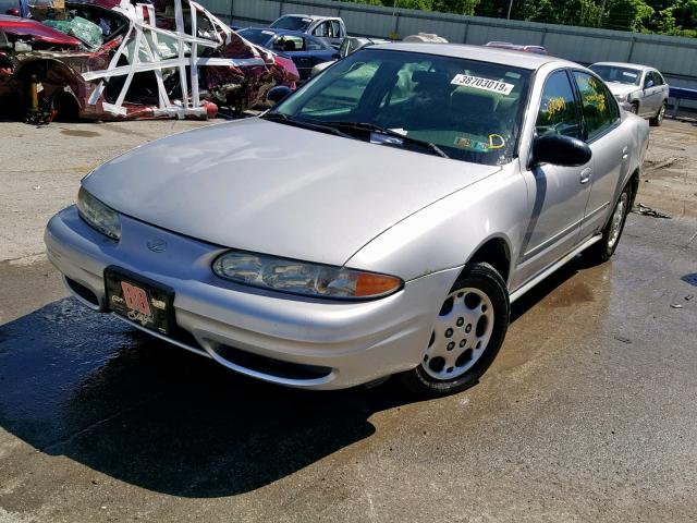 1G3NK52F64C124227 - 2004 OLDSMOBILE ALERO GX GRAY photo 2