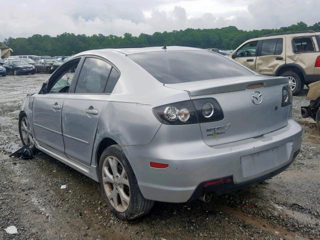 JM1BK323071736937 - 2007 MAZDA 3 S SILVER photo 3