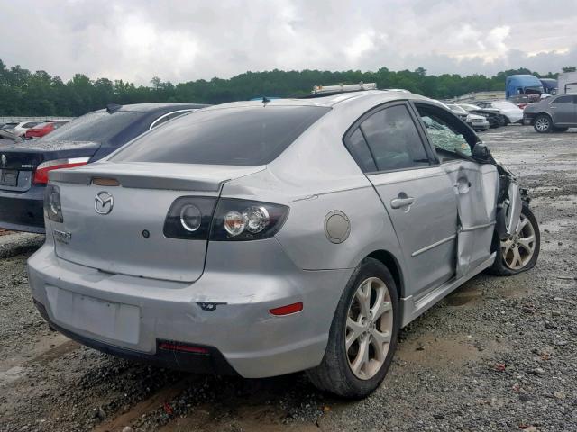 JM1BK323071736937 - 2007 MAZDA 3 S SILVER photo 4