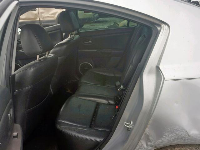 JM1BK323071736937 - 2007 MAZDA 3 S SILVER photo 6